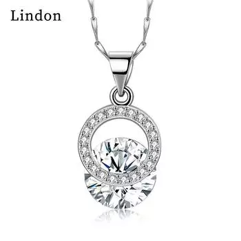 Женское ожерелье Lindon из медного сплава с цирконием, кулон для женщин, вечерние подарки, модный подарок