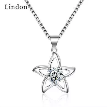 Женское ожерелье Lindon из медного сплава с цирконием, кулон для женщин, вечерние подарки, модный подарок