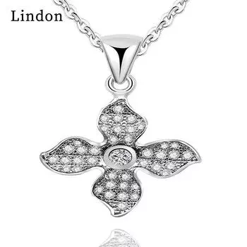 Женское ожерелье Lindon, кулон из медного сплава, циркон, модный подарок