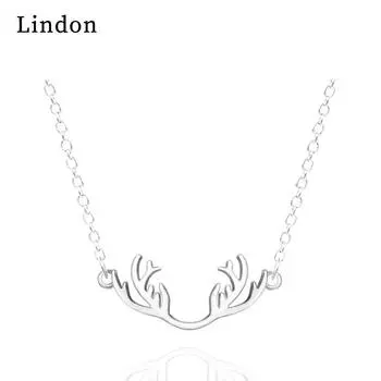 Женское ожерелье Lindon, кулон из медного сплава, циркон, модный подарок белый