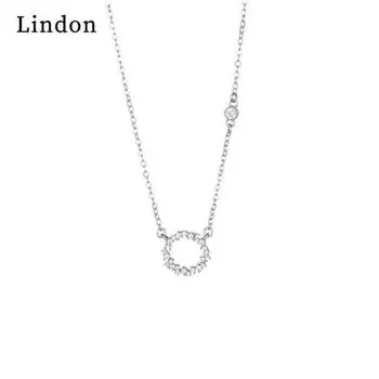 Женское ожерелье Lindon, кулон из медного сплава, циркон, модный подарок