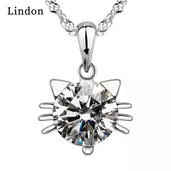 Женское ожерелье Lindon, кулон из медного сплава, циркон, модный подарок