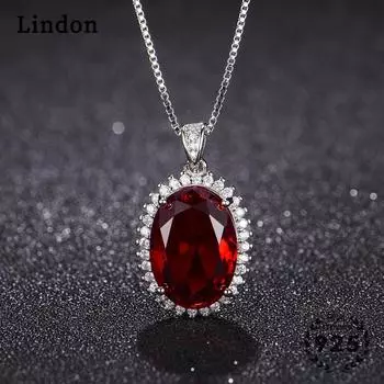 Женское ожерелье Lindon, кулон из медного сплава, циркон, модный подарок розовый