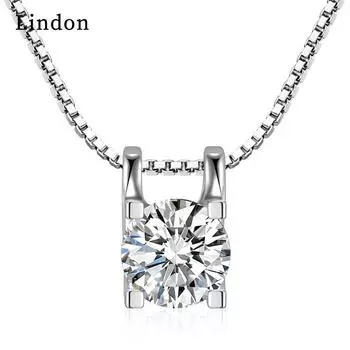 Женское ожерелье Lindon, кулон из медного сплава, циркон, модный подарок 4.7*7.7MM