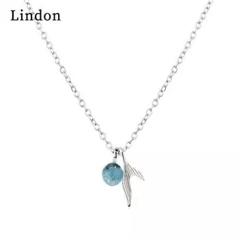 Женское ожерелье Lindon, кулон из медного сплава, циркон, модный подарок