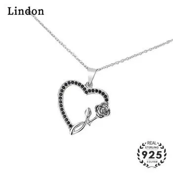 Женское ожерелье Lindon, кулон из медного сплава, циркон, модный подарок