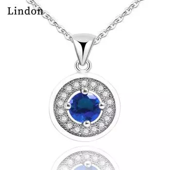 Женское ожерелье Lindon, кулон из медного сплава, циркон, модный подарок