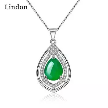 Женское ожерелье Lindon, кулон из медного сплава, циркон, модный подарок