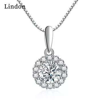 Женское ожерелье Lindon, кулон из медного сплава, циркон, модный подарок