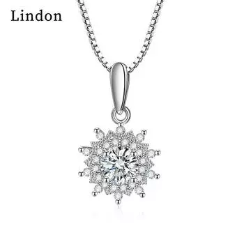 Женское ожерелье Lindon, кулон из медного сплава, циркон, модный подарок