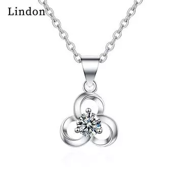 Женское ожерелье Lindon, кулон из медного сплава, циркон, модный подарок