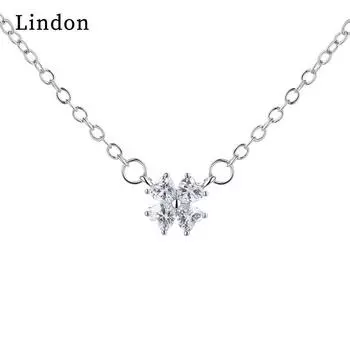 Женское ожерелье Lindon, кулон из медного сплава, циркон, модный подарок