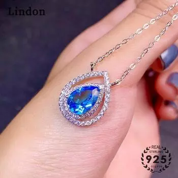 Женское ожерелье Lindon, кулон из медного сплава, циркон, модный подарок