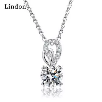 Женское ожерелье Lindon, кулон из медного сплава, циркон, модный подарок