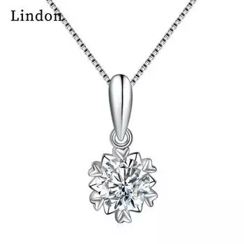 Женское ожерелье Lindon, кулон из медного сплава, циркон, модный подарок