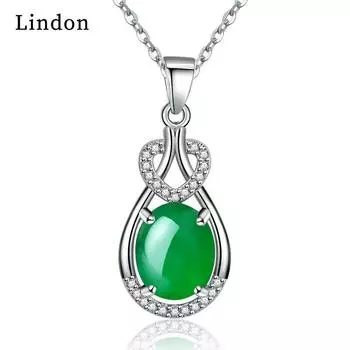 Женское ожерелье Lindon, кулон из медного сплава, циркон, модный подарок