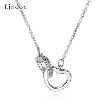 Женское ожерелье Lindon, кулон из медного сплава, циркон, модный подарок