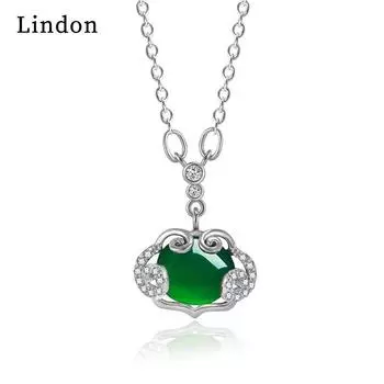 Женское ожерелье Lindon, кулон из медного сплава, циркон, модный подарок