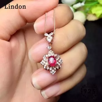 Женское ожерелье Lindon, кулон из медного сплава, циркон, модный подарок