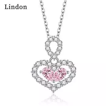 Женское ожерелье Lindon, кулон из медного сплава, циркон, модный подарок жёлтый