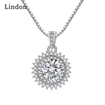 Женское ожерелье Lindon, кулон из медного сплава, циркон, модный подарок