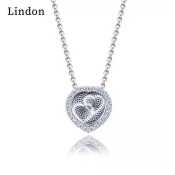 Женское ожерелье Lindon, кулон из медного сплава, циркон, модный подарок