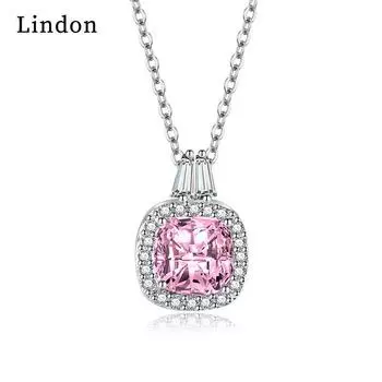 Женское ожерелье Lindon, кулон из медного сплава, циркон, модный подарок синий