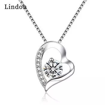 Женское ожерелье Lindon, кулон из медного сплава, циркон, модный подарок