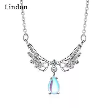 Женское ожерелье Lindon, кулон из медного сплава, циркон, модный подарок