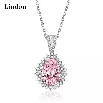 Женское ожерелье Lindon, кулон из медного сплава, циркон, модный подарок жёлтый