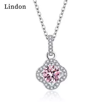 Женское ожерелье Lindon, кулон из медного сплава, циркон, модный подарок синий