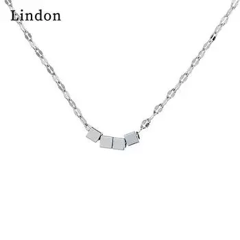 Женское ожерелье Lindon, кулон из медного сплава, циркон, модный подарок