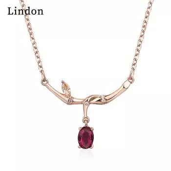 Женское ожерелье Lindon, кулон из медного сплава, циркон, модный подарок