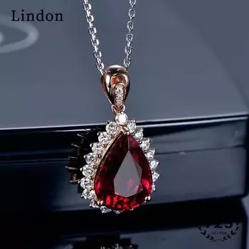 Женское ожерелье Lindon, кулон из медного сплава, циркон, модный подарок