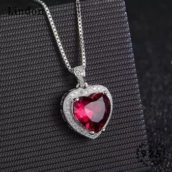 Женское ожерелье Lindon, кулон из медного сплава, циркон, модный подарок