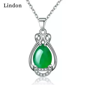 Женское ожерелье Lindon, кулон из медного сплава, циркон, модный подарок