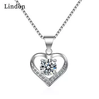 Женское ожерелье Lindon, кулон из медного сплава, циркон, модный подарок