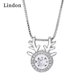 Женское ожерелье Lindon, кулон из медного сплава, циркон, модный подарок