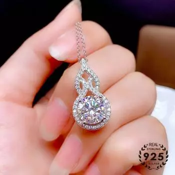 Женское ожерелье Lindon, кулон из медного сплава, циркон, модный подарок