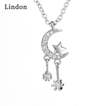 Женское ожерелье Lindon, кулон из медного сплава, циркон, модный подарок