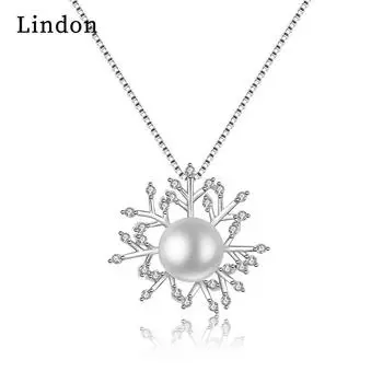 Женское ожерелье Lindon, кулон из медного сплава, циркон, модный подарок