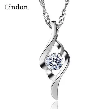 Женское ожерелье Lindon, кулон из медного сплава, циркон, модный подарок