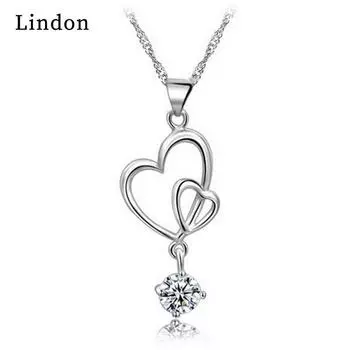 Женское ожерелье Lindon, кулон из медного сплава, циркон, модный подарок