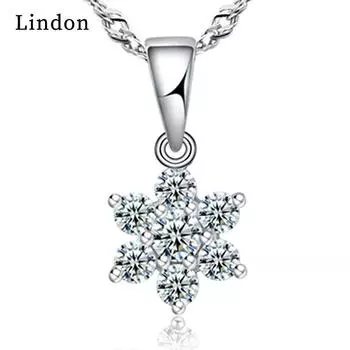 Женское ожерелье Lindon, кулон из медного сплава, циркон, модный подарок