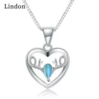 Женское ожерелье Lindon, кулон из медного сплава, циркон, модный подарок