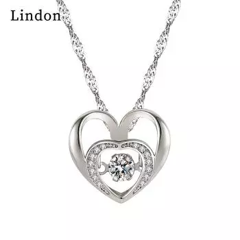 Женское ожерелье Lindon, кулон из медного сплава, циркон, модный подарок