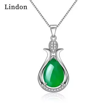 Женское ожерелье Lindon, кулон из медного сплава, циркон, модный подарок