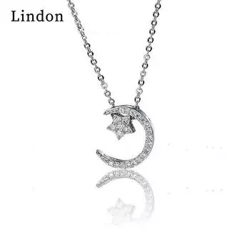 Женское ожерелье Lindon, кулон из медного сплава, циркон, модный подарок