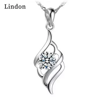 Женское ожерелье Lindon, кулон из медного сплава, циркон, модный подарок