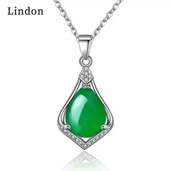 Женское ожерелье Lindon, кулон из медного сплава, циркон, модный подарок